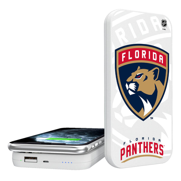 Florida Panthers Monocolor Tilt 5000mAh Portable Wireless Charger