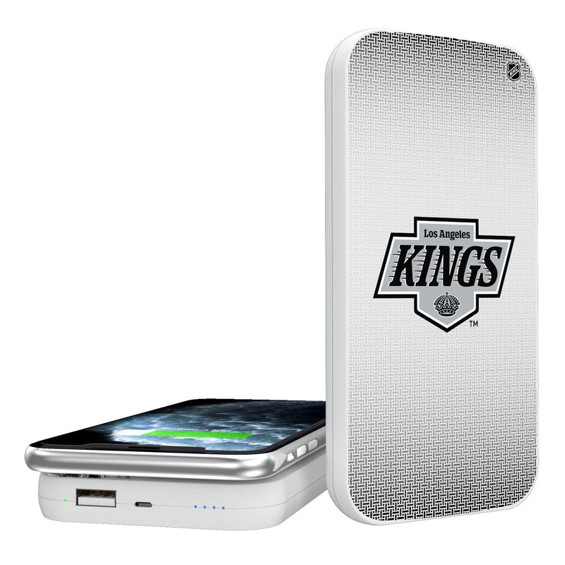 LA Kings Linen 5000mAh Portable Wireless Charger