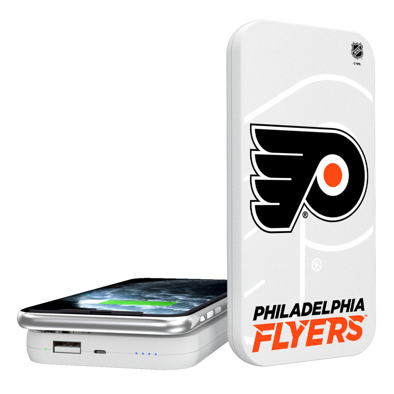 Philadelphia Flyers Monocolor Tilt 5000mAh Portable Wireless Charger