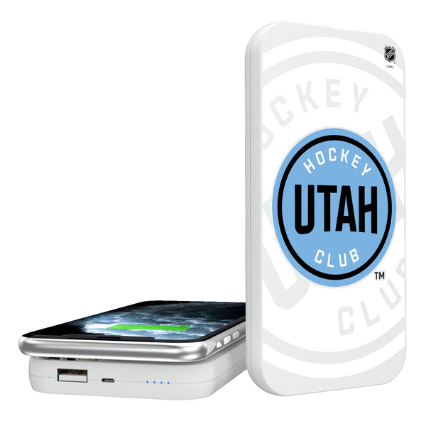 Utah Hockey Club Monocolor Tilt 5000mAh Portable Wireless Charger