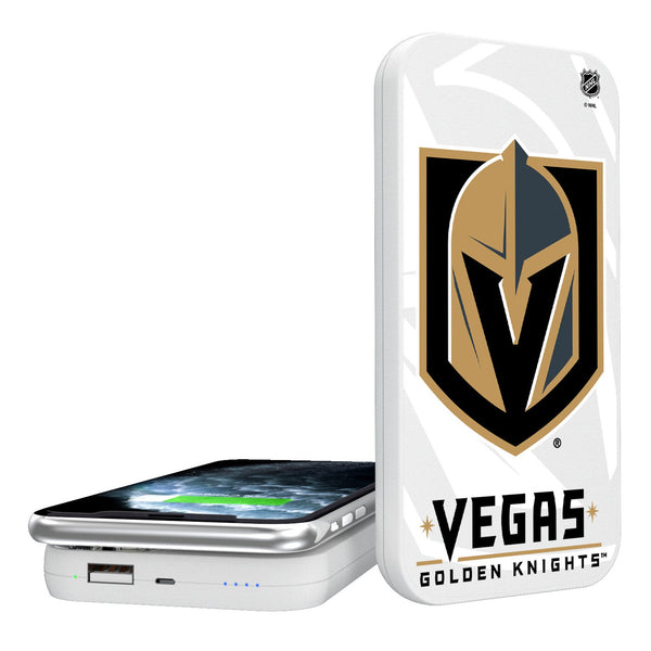 Vegas Golden Knights Monocolor Tilt 5000mAh Portable Wireless Charger