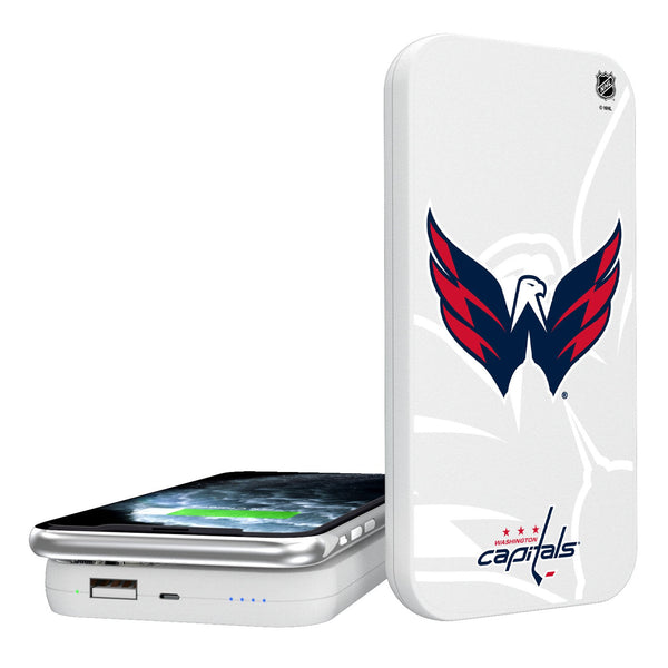 Washington Capitals Monocolor Tilt 5000mAh Portable Wireless Charger