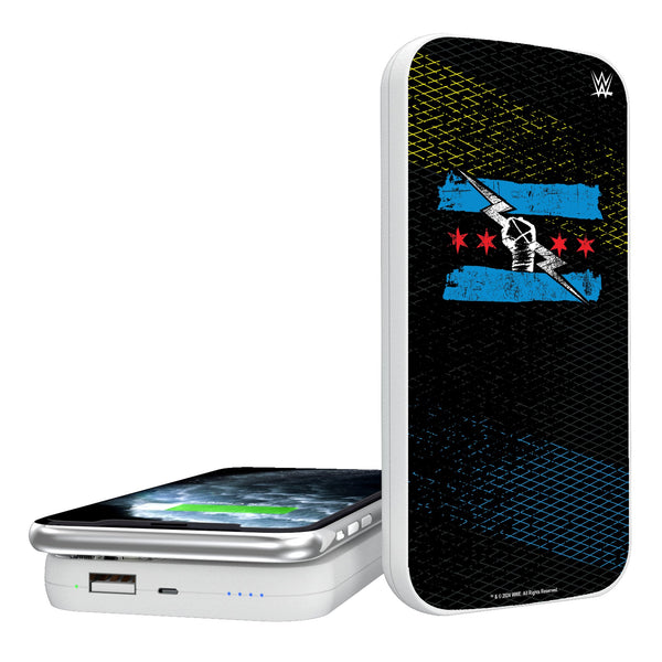 CM Punk Steel 5000mAh Portable Wireless Charger