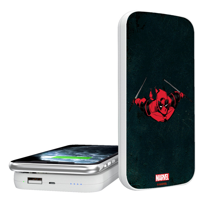 Marvel Deadpool Badge  5000mAh Portable Wireless Charger