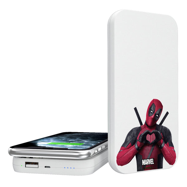 Marvel Deadpool Badge 5000mAh Portable Wireless Charger