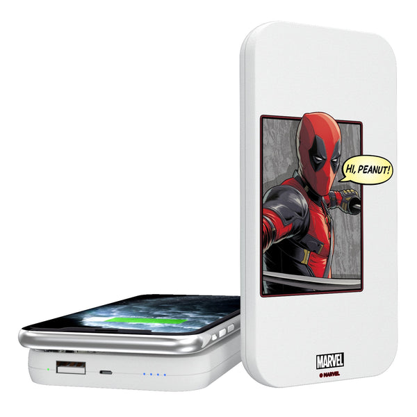 Marvel Deadpool Badge 5000mAh Portable Wireless Charger