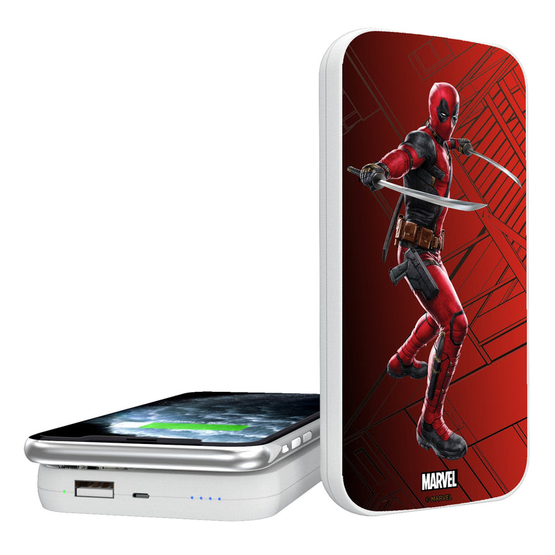 Marvel Deadpool MechLine 5000mAh Portable Wireless Charger