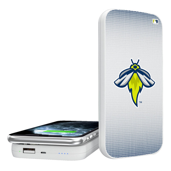 Columbia Fireflies Linen 5000mAh Portable Wireless Charger