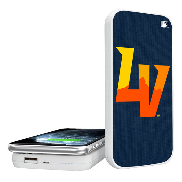 Las Vegas Aviators Solid 5000mAh Portable Wireless Charger