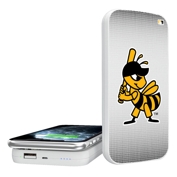 Salt Lake Bees Linen 5000mAh Portable Wireless Charger