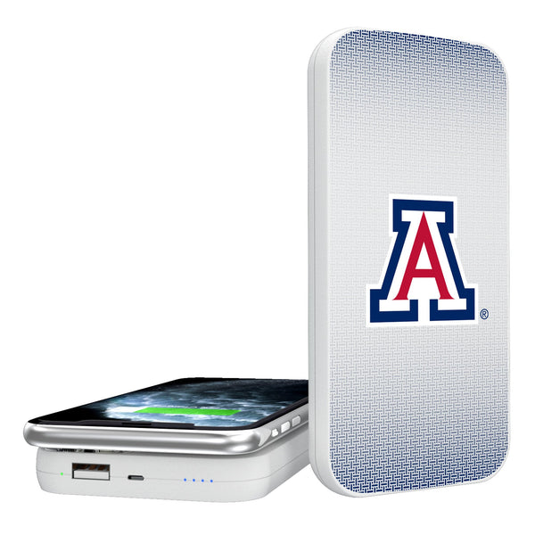 University of Arizona Wildcats Linen 5000mAh Portable Wireless Charger