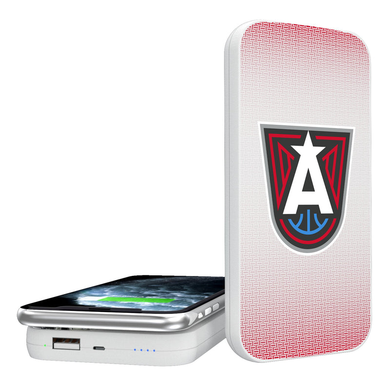 Atlanta Dream Linen 5000mAh Portable Wireless Charger