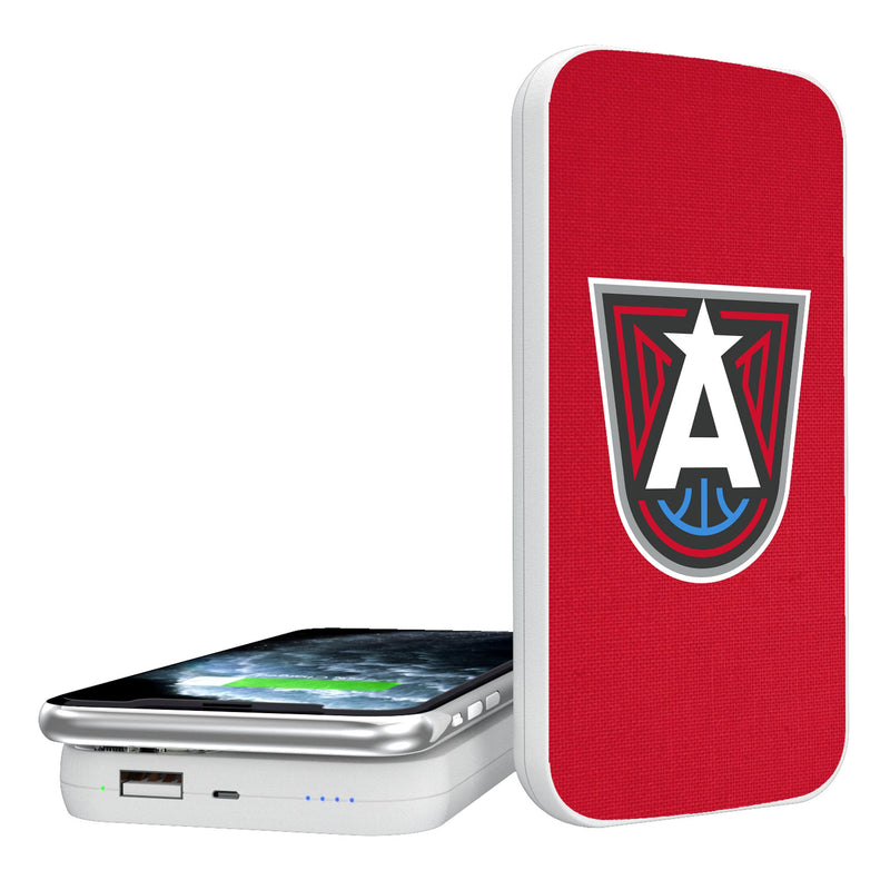 Atlanta Dream Solid 5000mAh Portable Wireless Charger