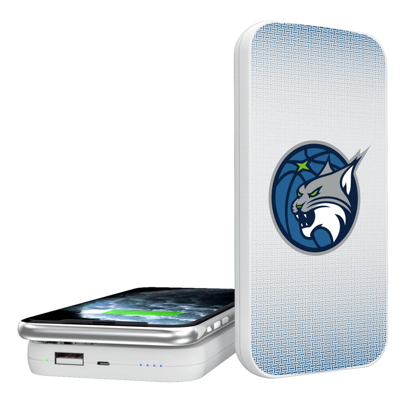 Minnesota Lynx Linen 5000mAh Portable Wireless Charger