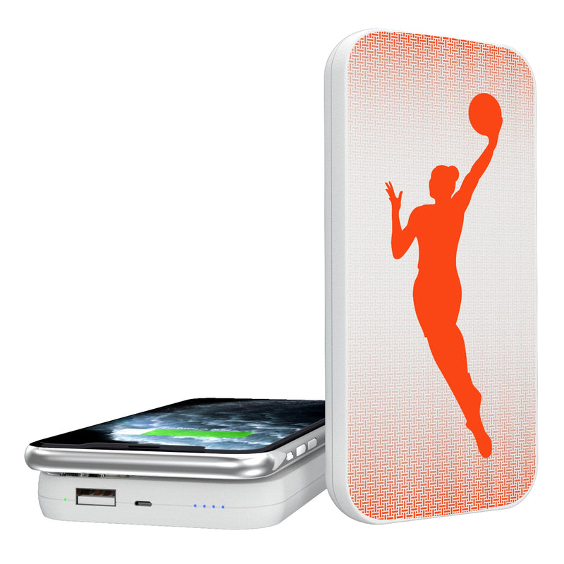 WNBA  Linen 5000mAh Portable Wireless Charger