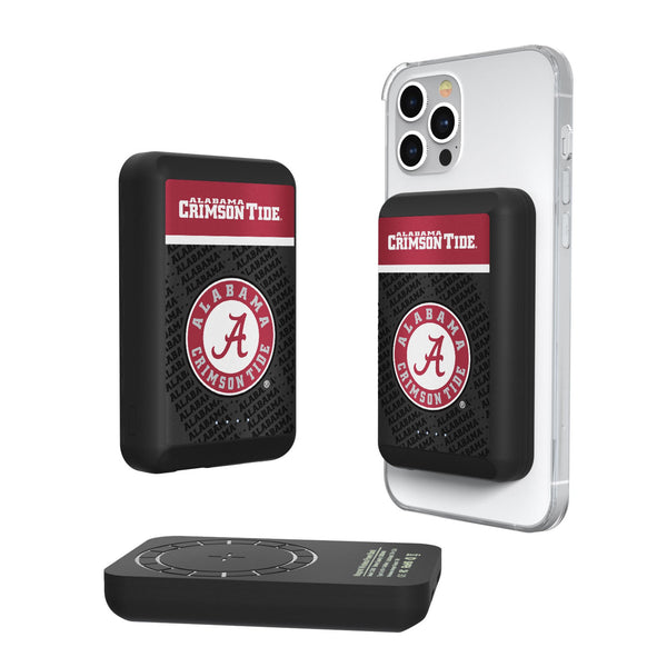 University of Alabama Crimson Tide Endzone Plus Wireless Mag Power Bank