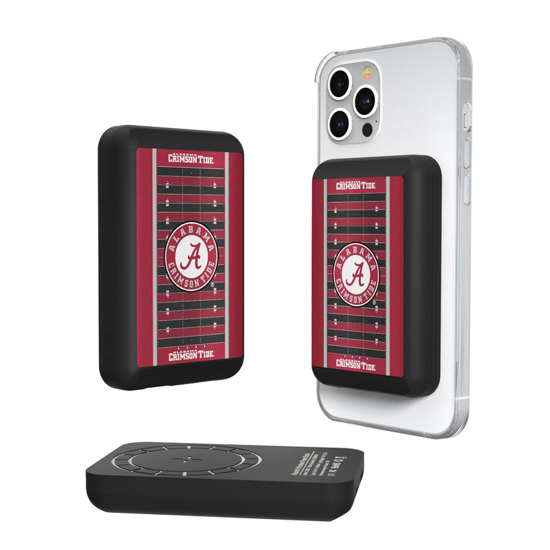 University of Alabama Crimson Tide Field Wireless Mag Power Bank