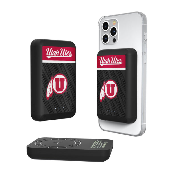 University of Utah Utes Endzone Plus Wireless Mag Power Bank