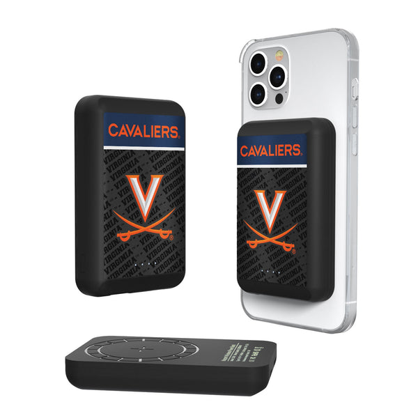 University of Virginia Cavaliers Endzone Plus Wireless Mag Power Bank