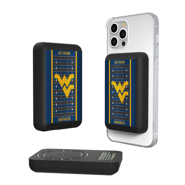 West Virginia University Mountaineers Field Wireless Mag Power Bank