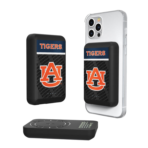 University of Auburn Tigers Endzone Plus Wireless Mag Power Bank