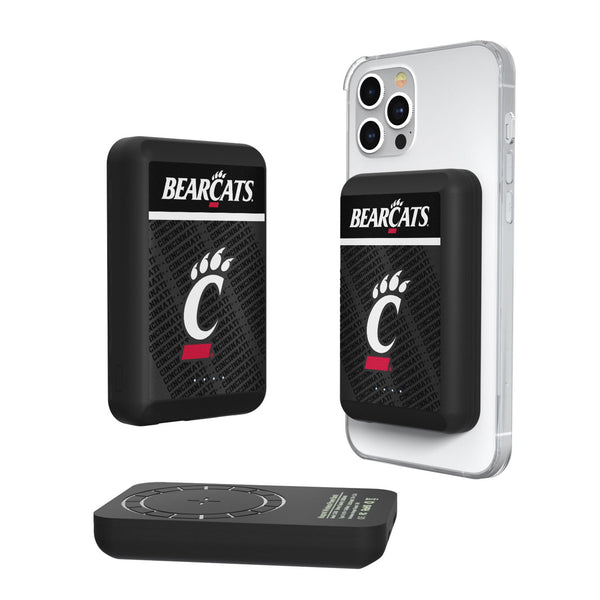 University of Cincinnati Bearcats Endzone Plus Wireless Mag Power Bank