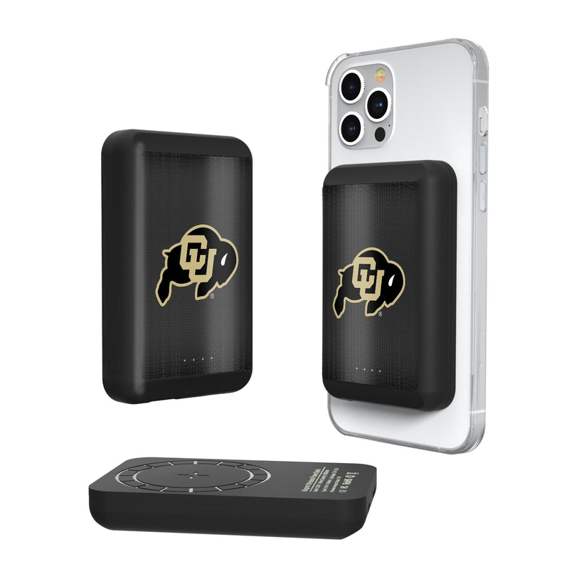 University of Colorado Buffaloes Linen Wireless Mag Power Bank