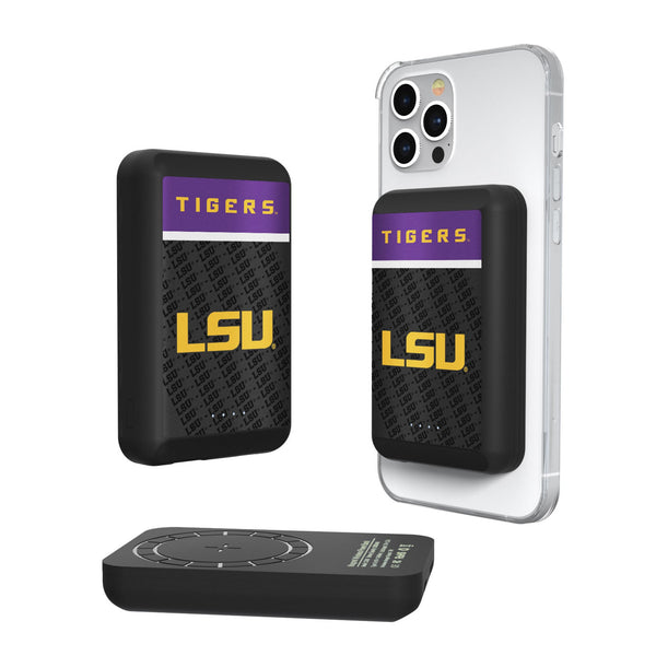 Louisiana State University Tigers Endzone Plus Wireless Mag Power Bank