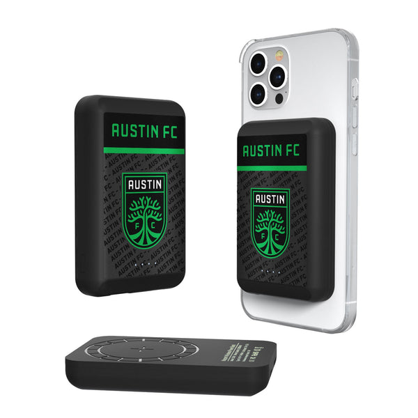 Austin FC  Endzone Plus Wireless Mag Power Bank