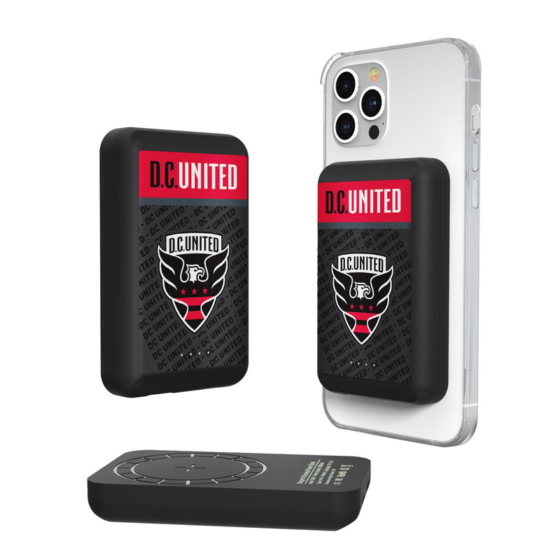 DC United  Endzone Plus Wireless Mag Power Bank