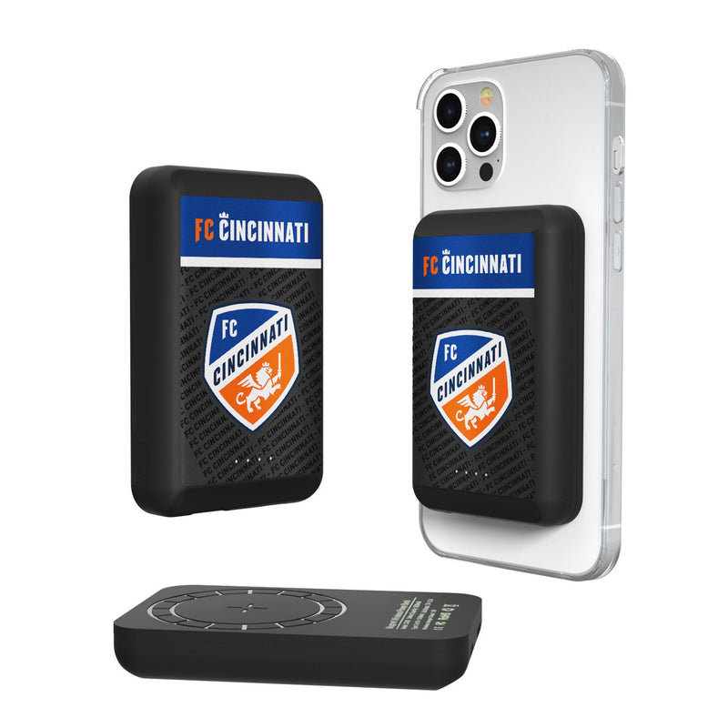 FC Cincinnati  Endzone Plus Wireless Mag Power Bank