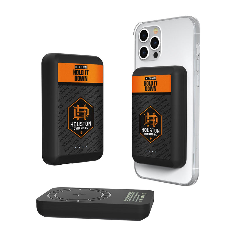 Houston Dynamo  Endzone Plus Wireless Mag Power Bank