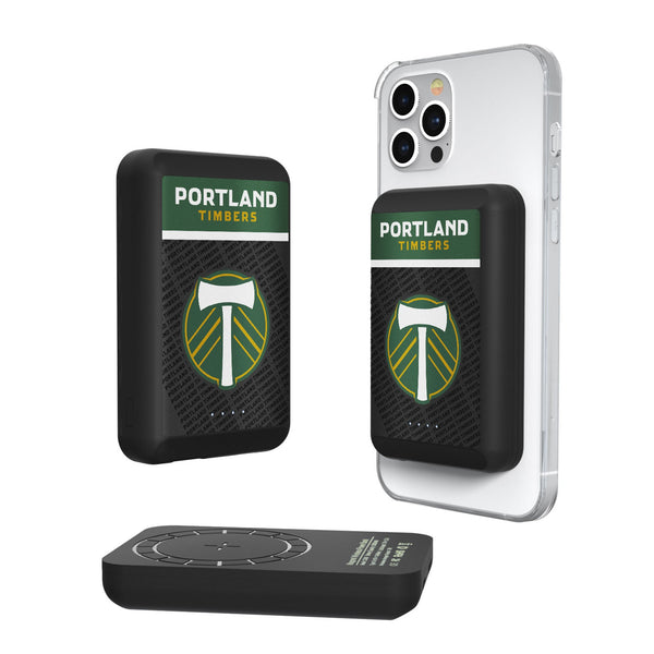 Portland Timbers   Endzone Plus Wireless Mag Power Bank