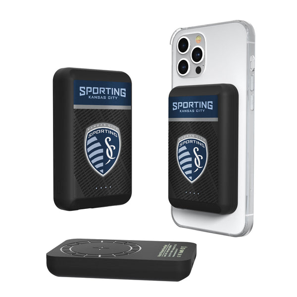 Sporting Kansas City   Endzone Plus Wireless Mag Power Bank