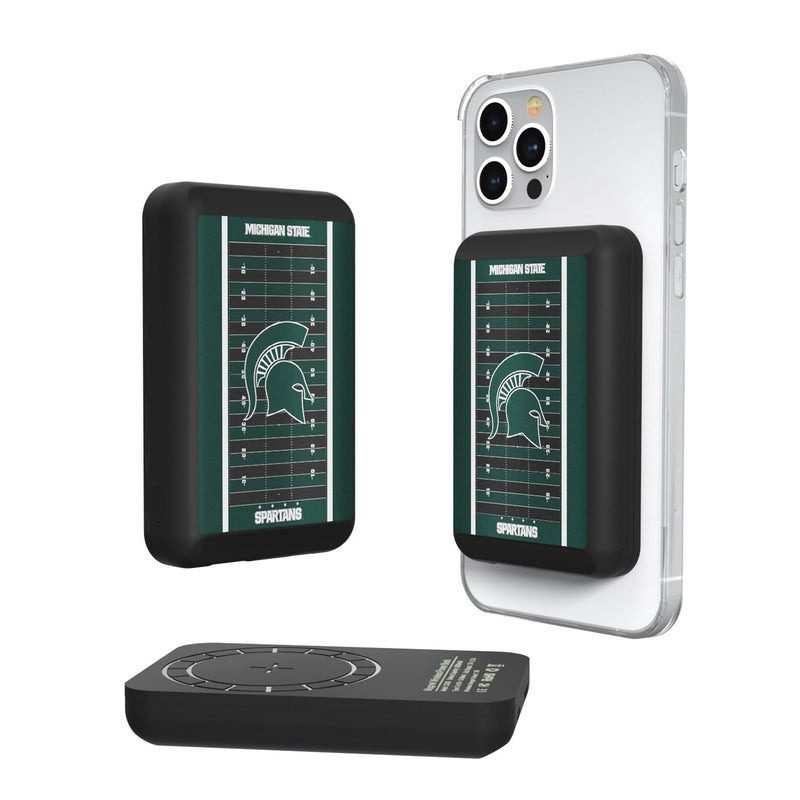 Michigan State University Spartans Field Wireless Mag Power Bank