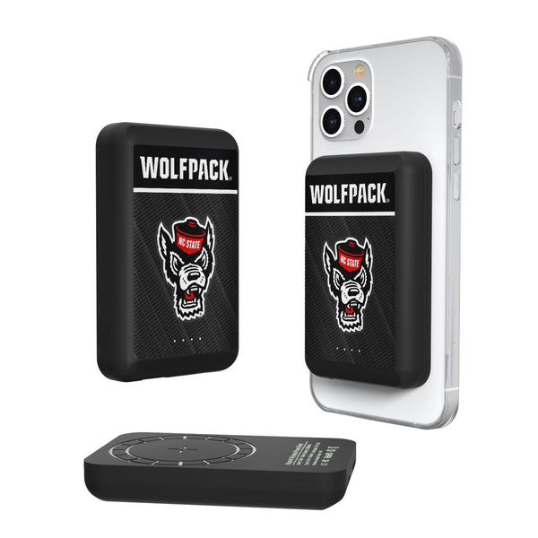 North Carolina State University Wolfpack Endzone Plus Wireless Mag Power Bank