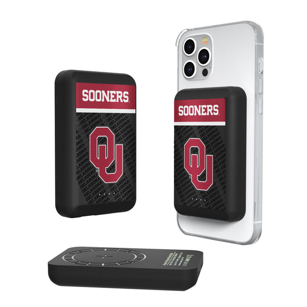 University of Oklahoma Sooners Endzone Plus Wireless Mag Power Bank