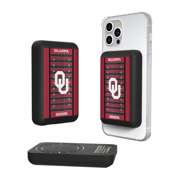 University of Oklahoma Sooners Field Wireless Mag Power Bank