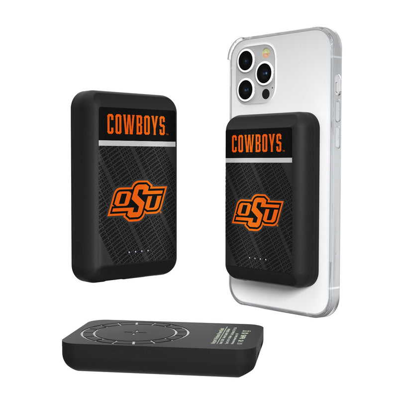 Oklahoma State University Cowboys Endzone Plus Wireless Mag Power Bank