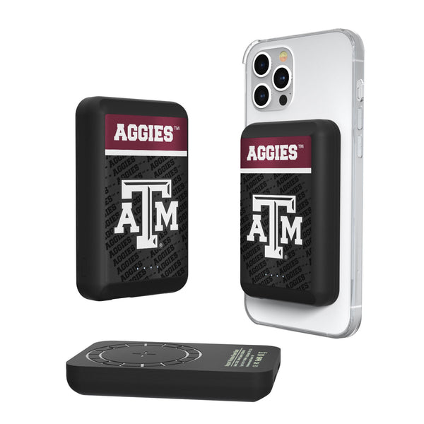 Texas A&M University Aggies Endzone Plus Wireless Mag Power Bank