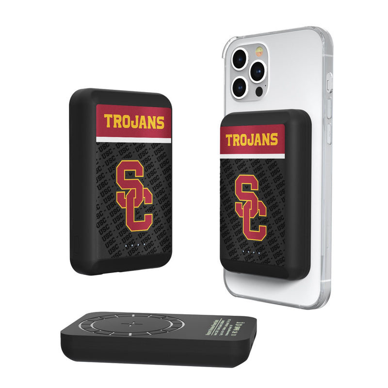 University of Southern California Trojans Endzone Plus Wireless Mag Power Bank