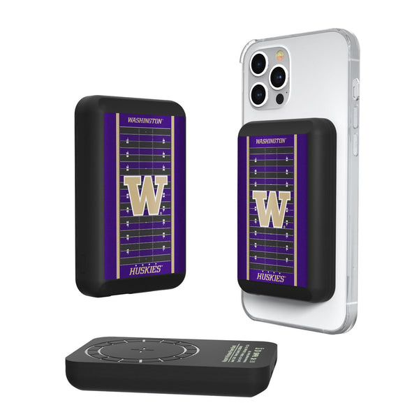 University of Washington Huskies Field Wireless Mag Power Bank