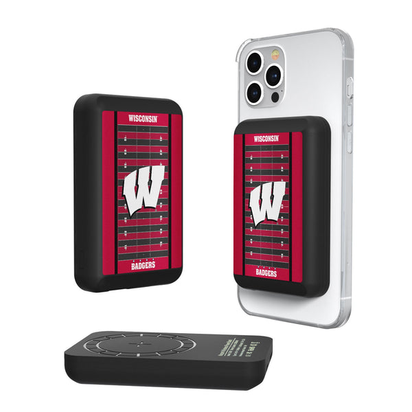 University of Wisconsin Badgers Field Wireless Mag Power Bank