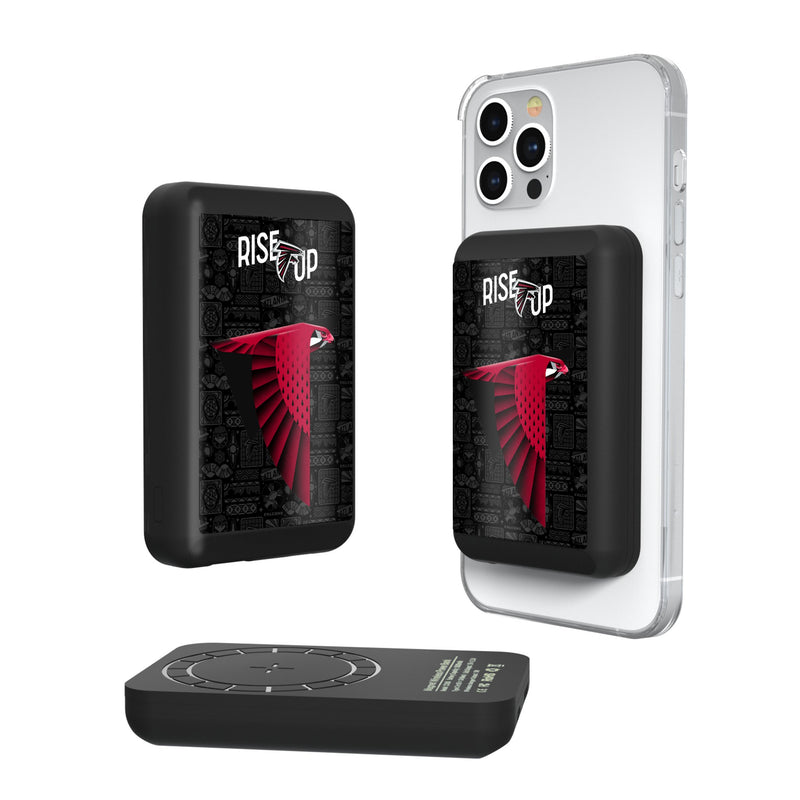 Atlanta Falcons 2024 Illustrated Limited Edition Wireless Mag Power Bank