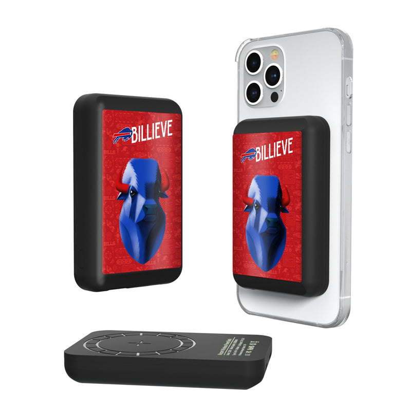 Buffalo Bills 2024 Illustrated Limited Edition Wireless Mag Power Bank