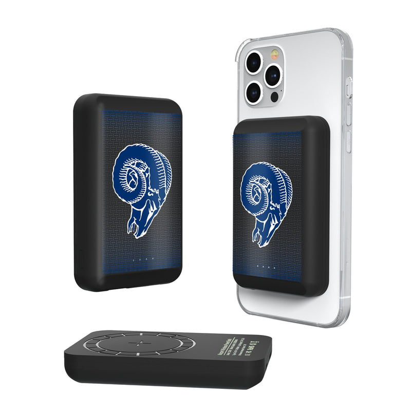 Los Angeles Rams Historic Collection Linen Wireless Mag Power Bank