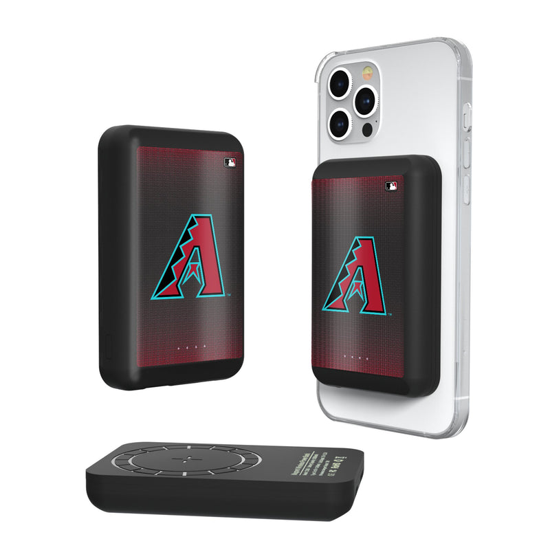 Arizona Diamondbacks Linen Wireless Mag Power Bank