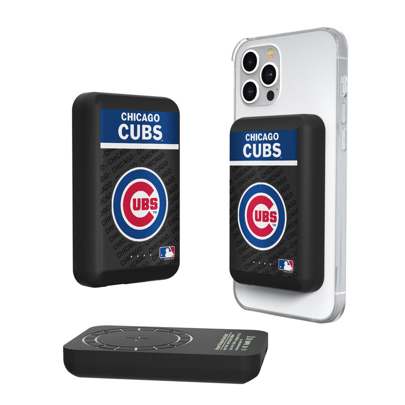 Chicago Cubs Endzone Plus Wireless Mag Power Bank