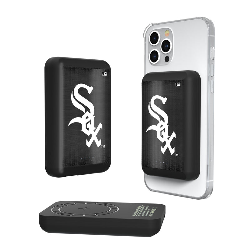 Chicago White Sox Linen Wireless Mag Power Bank