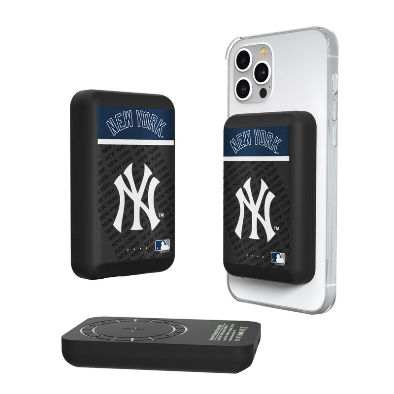 New York Yankees Endzone Plus Wireless Mag Power Bank